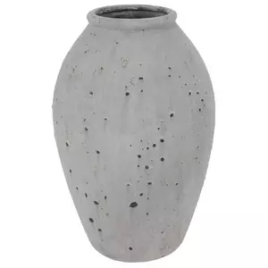 Gray Mottled Vase
