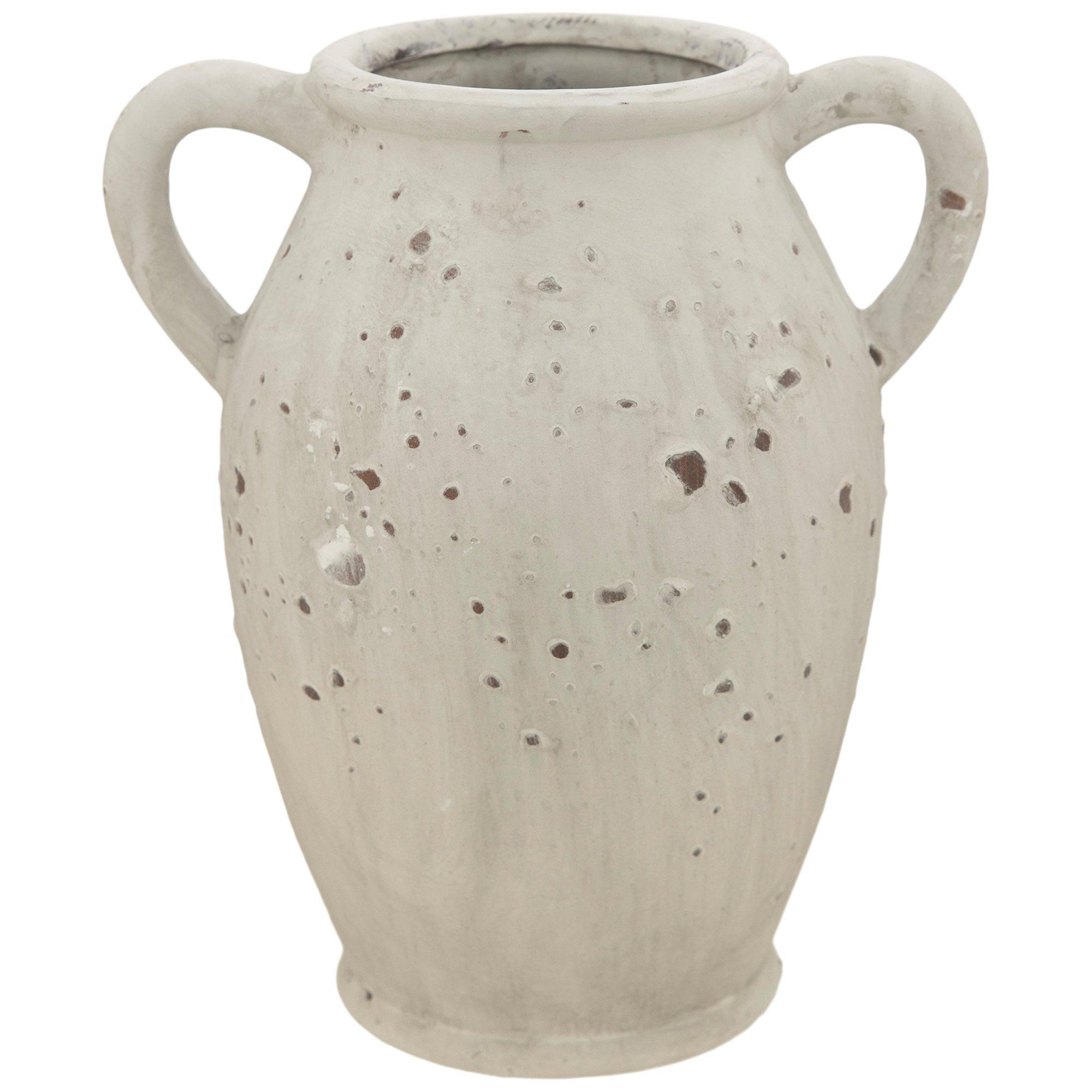 White & Black Mottled Vase Hobby Lobby 2144665