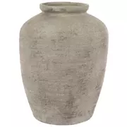 Gray Distressed Vase