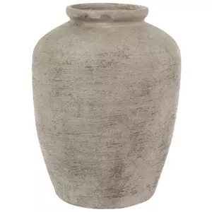 Gray Distressed Vase