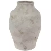 White Distressed Vase