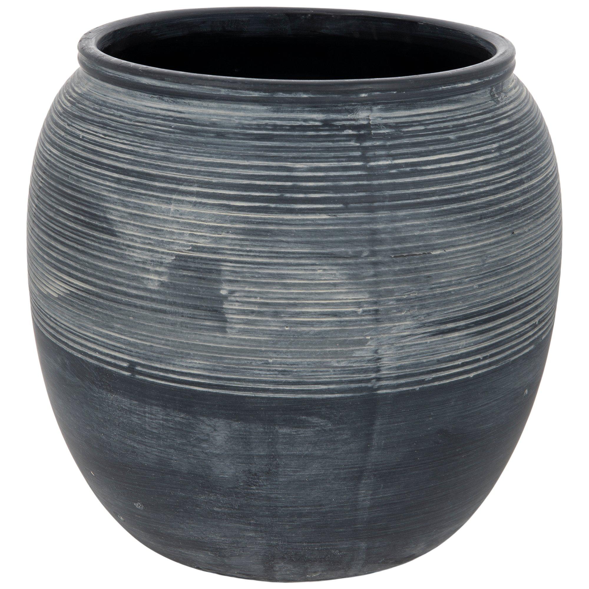 Matte Black Striped Vase Hobby Lobby 2146082