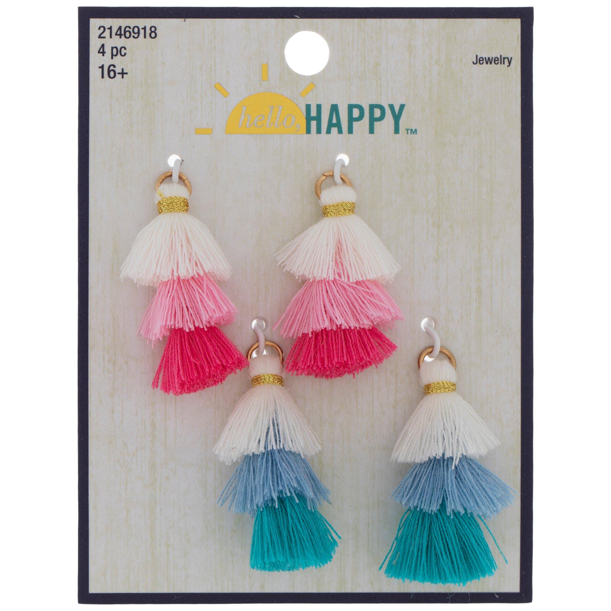 Pink & Blue Tassel Charms Hobby Lobby 2146918
