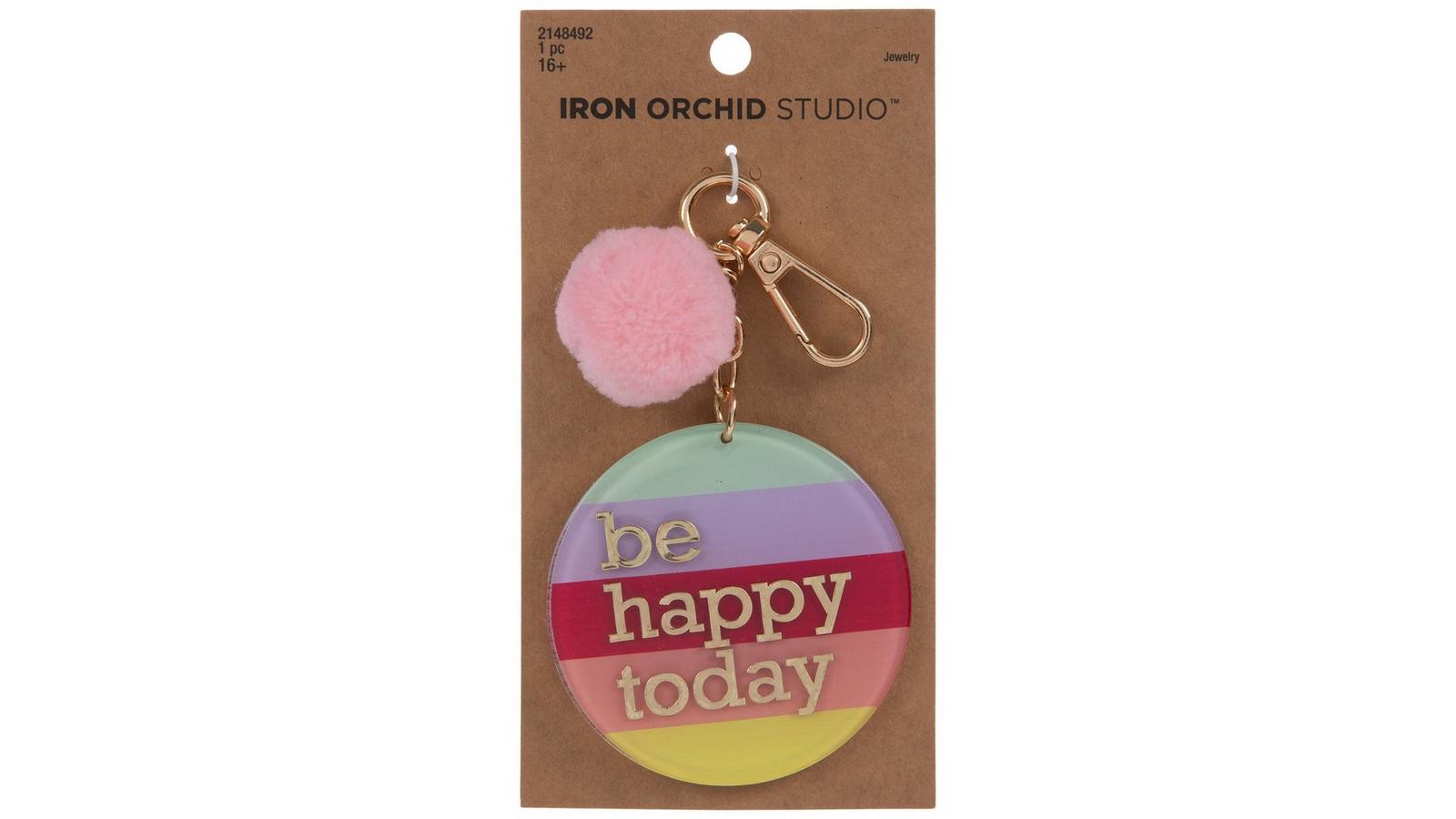 Be Happy Today Keychain | Hobby Lobby | 2148492