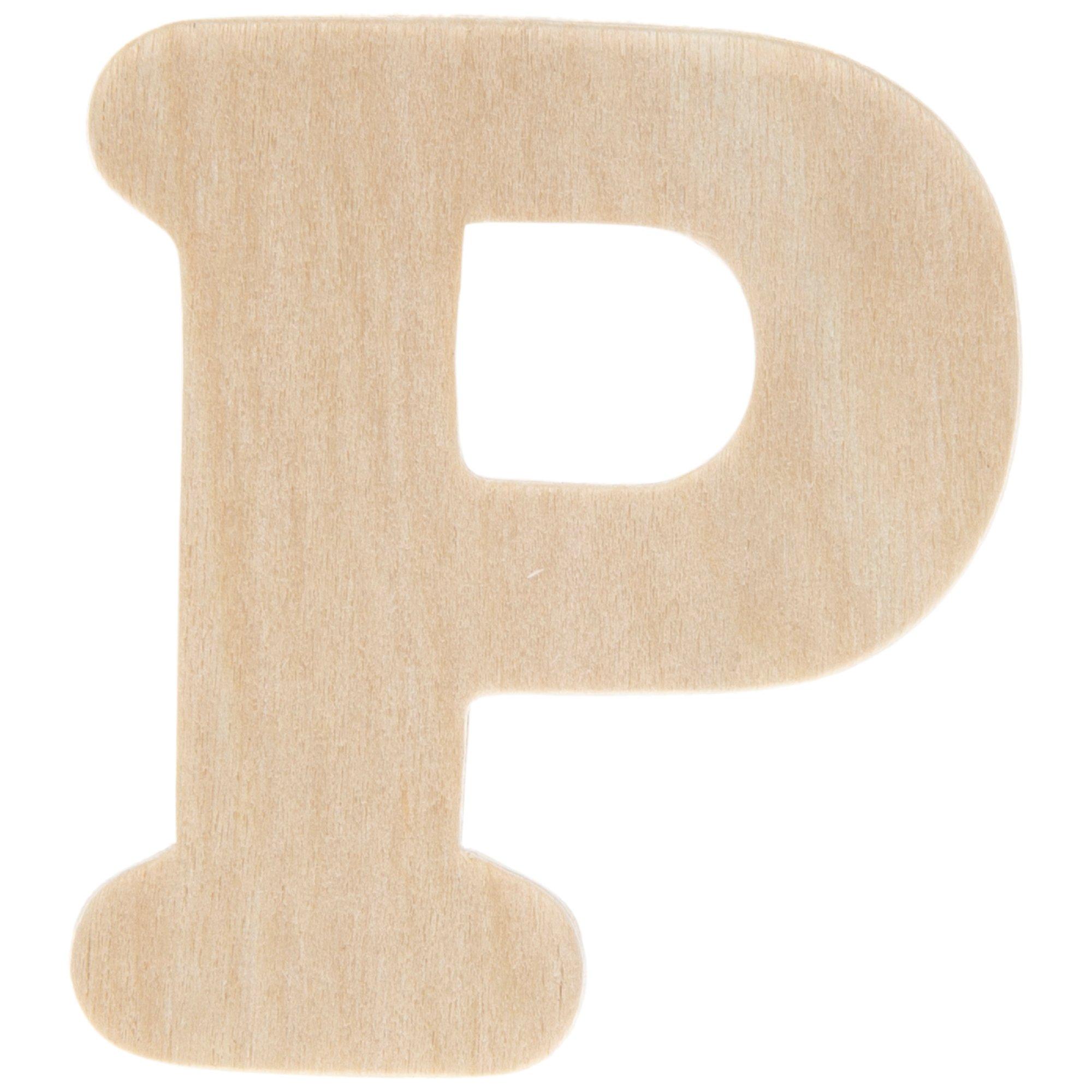 Wood Letters - 1 3/4