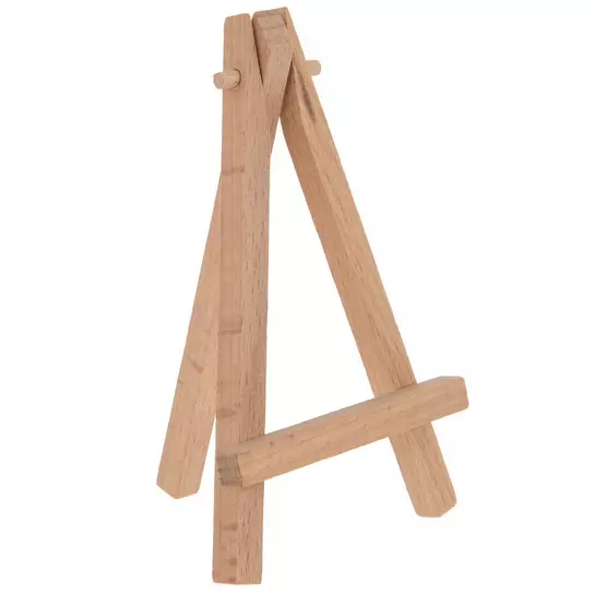 US Art Supply 5 Mini Natural Wood Display Easel (Pack of 24), A-Frame  Artist Painting Party Tripod Easel - Tabletop Holder Stand for Small  Canvases