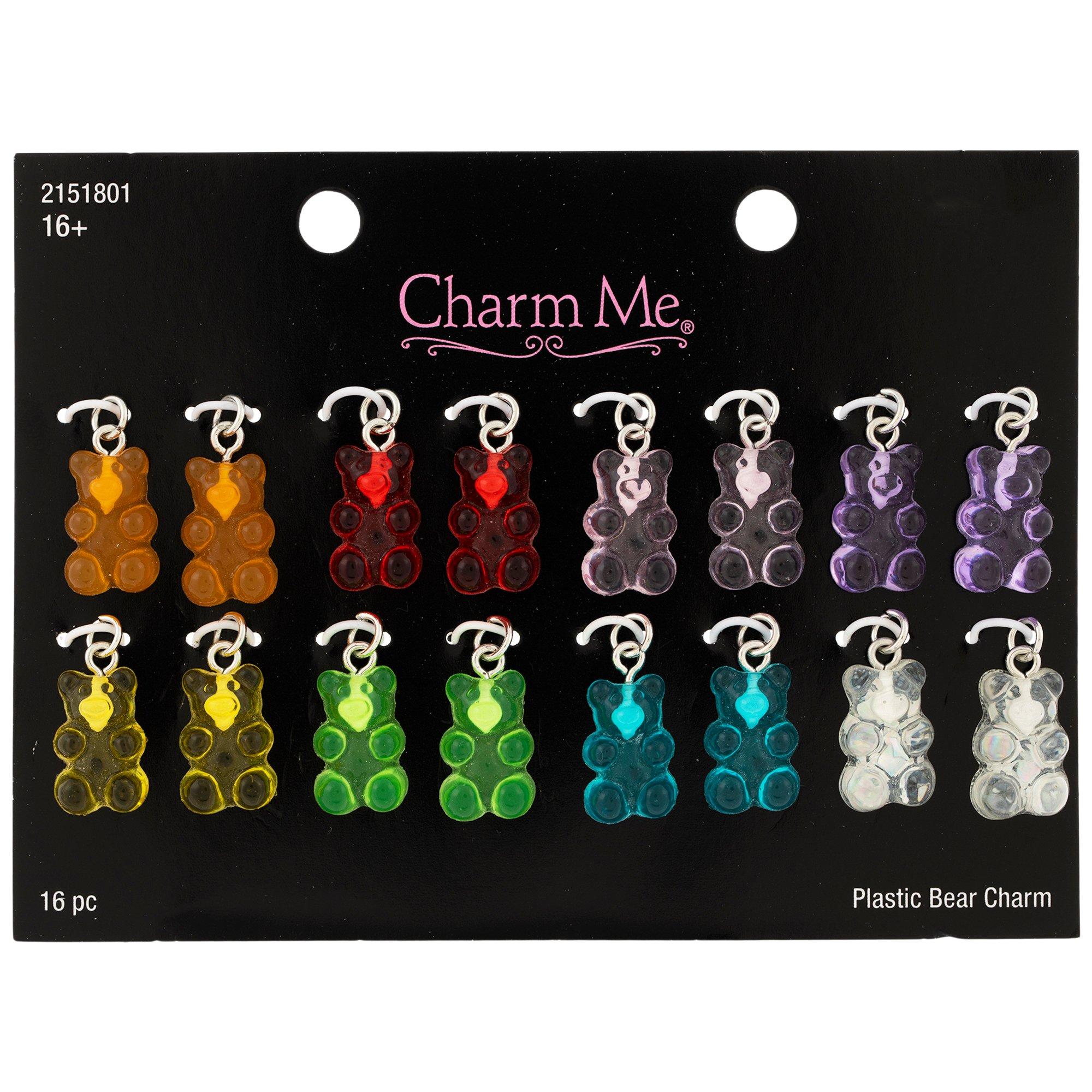Multi-Color Gummy Candy Bear Charms