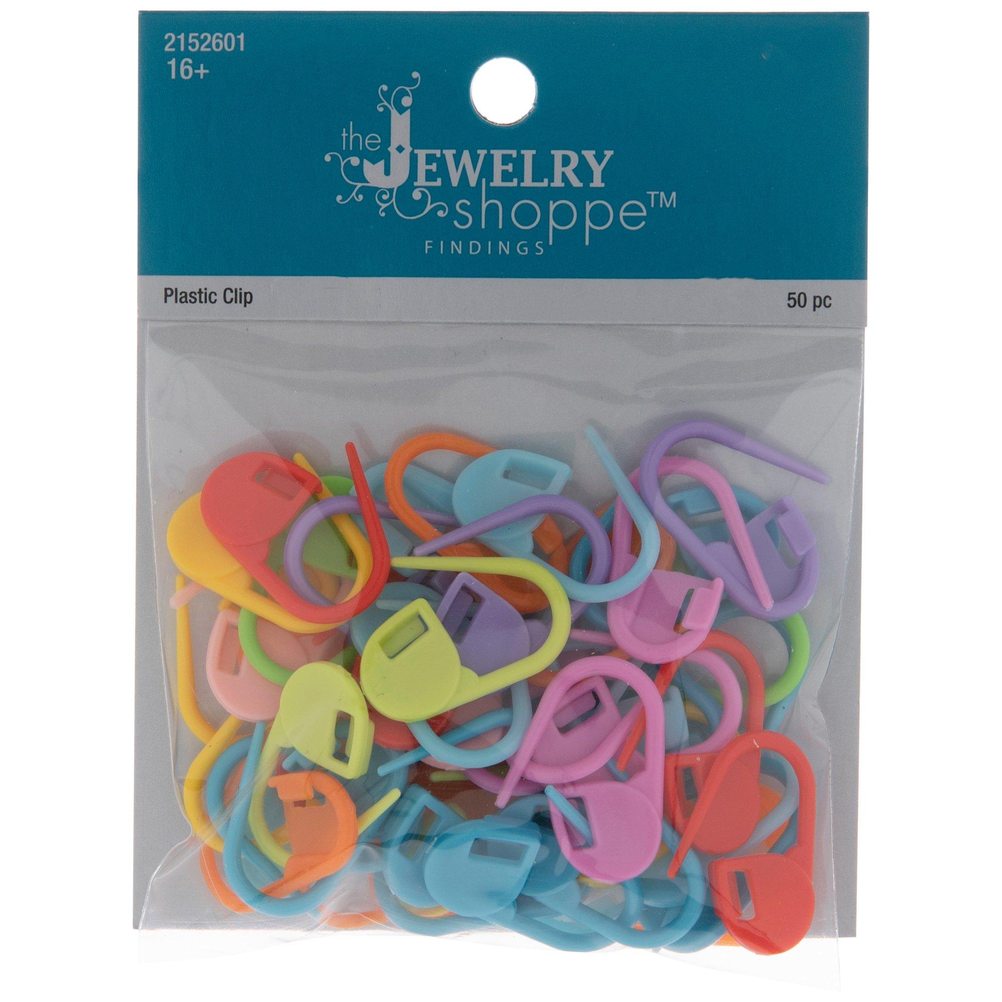 MultiColor Plastic Safety Pin Clips Hobby Lobby 2152601