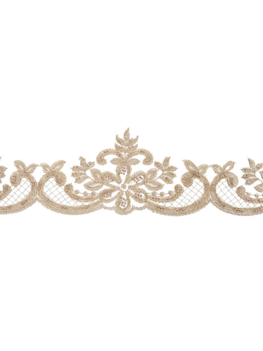 beaded lace trim for wedding dresses Beaded Lace Bodice A-line Wedding Dress  Ready To Wed Bridal