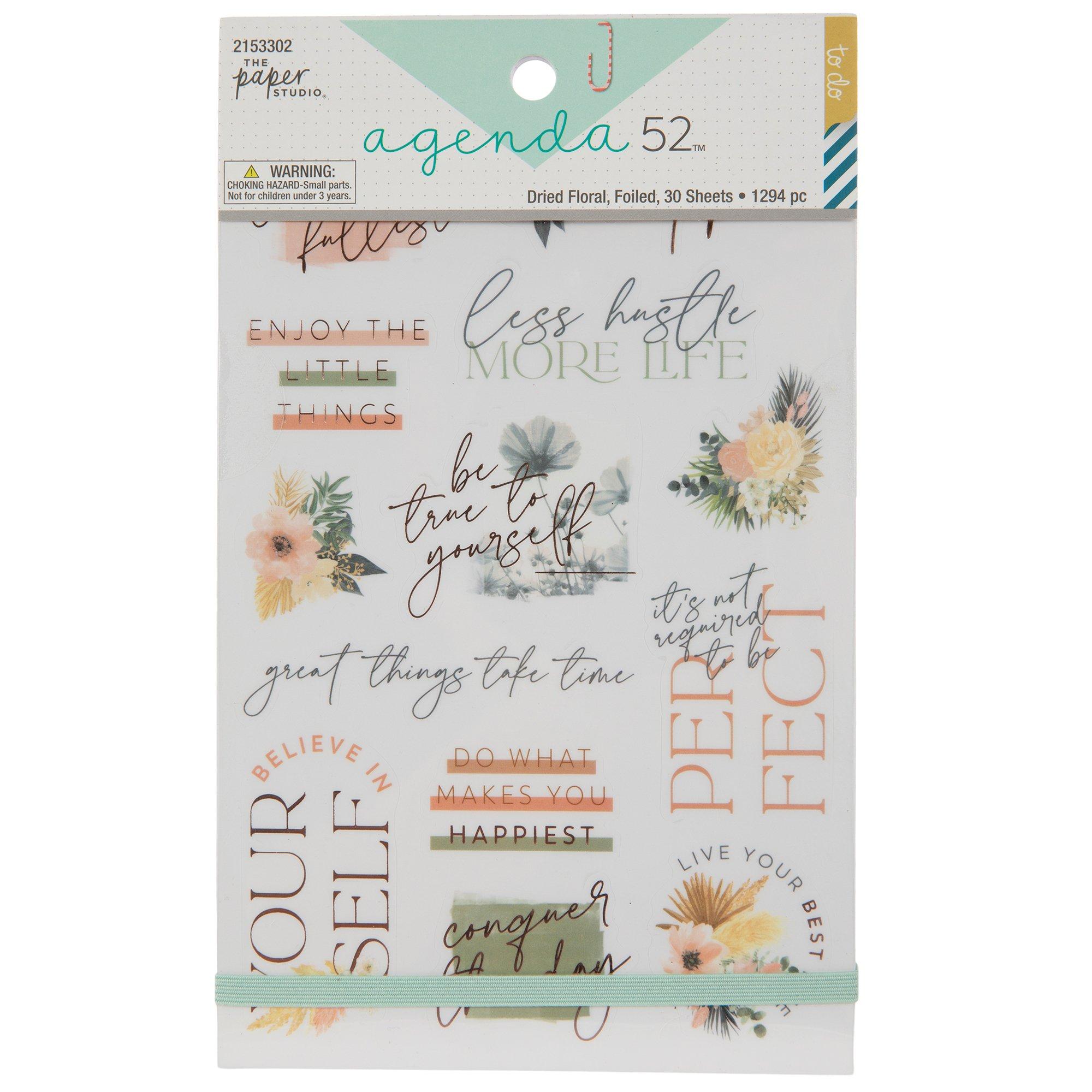 Dried Florals Foil Stickers Hobby Lobby 2153302