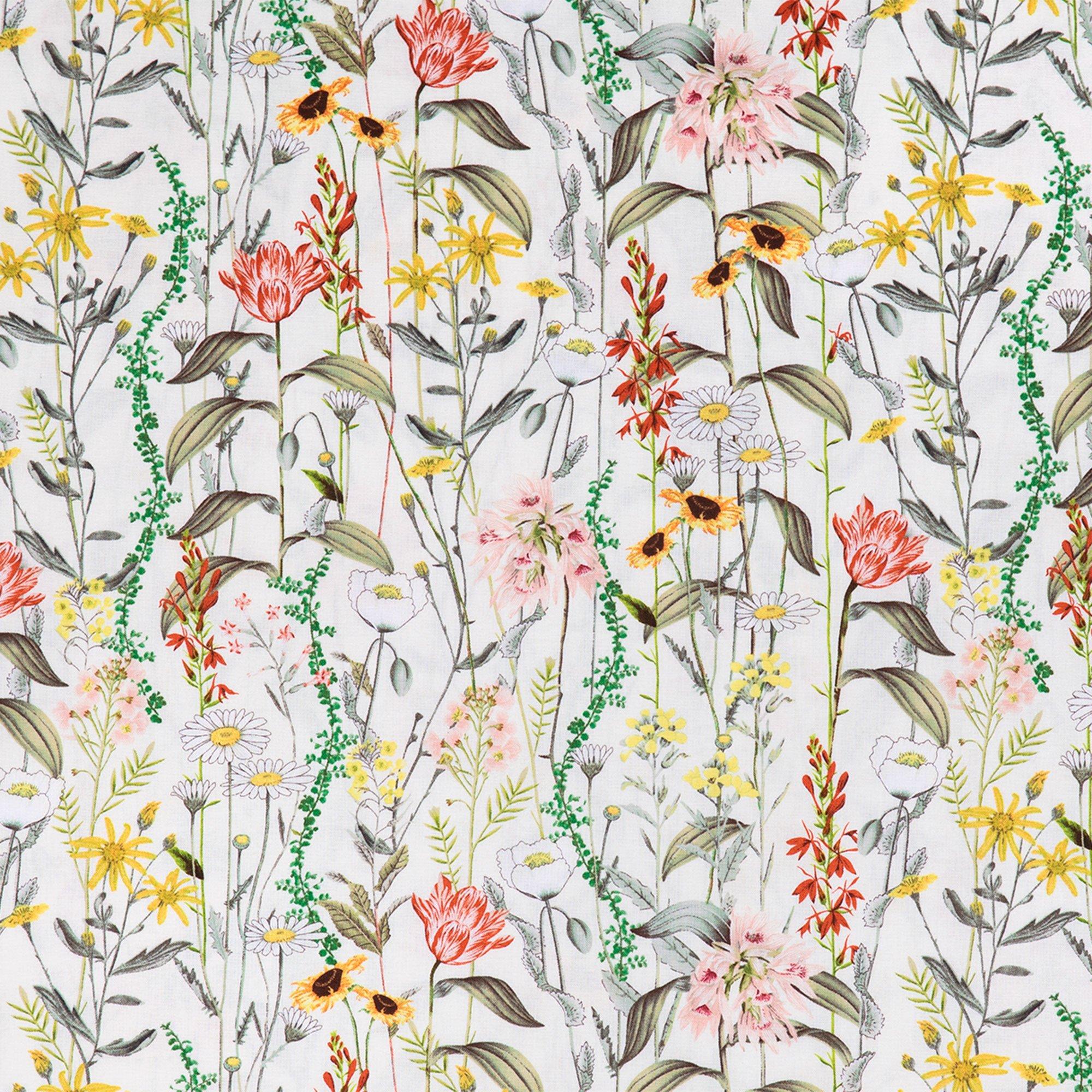 Stemmed Vintage Floral Apparel Fabric Hobby Lobby 2153344