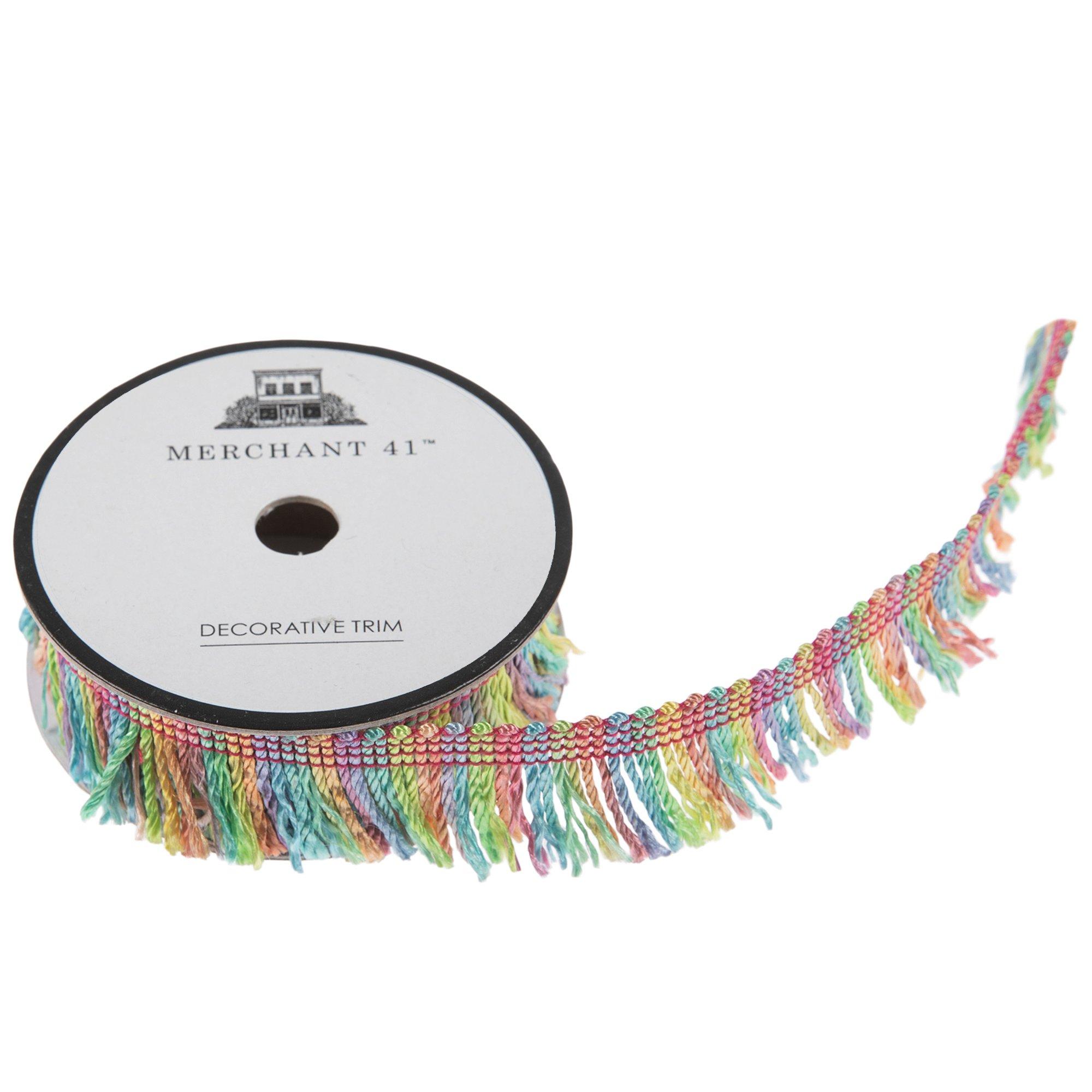 Multi-Color Fringe Trim - 7/8" | Hobby Lobby | 2153484