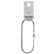 Stainless Steel Herringbone Chain Bracelet