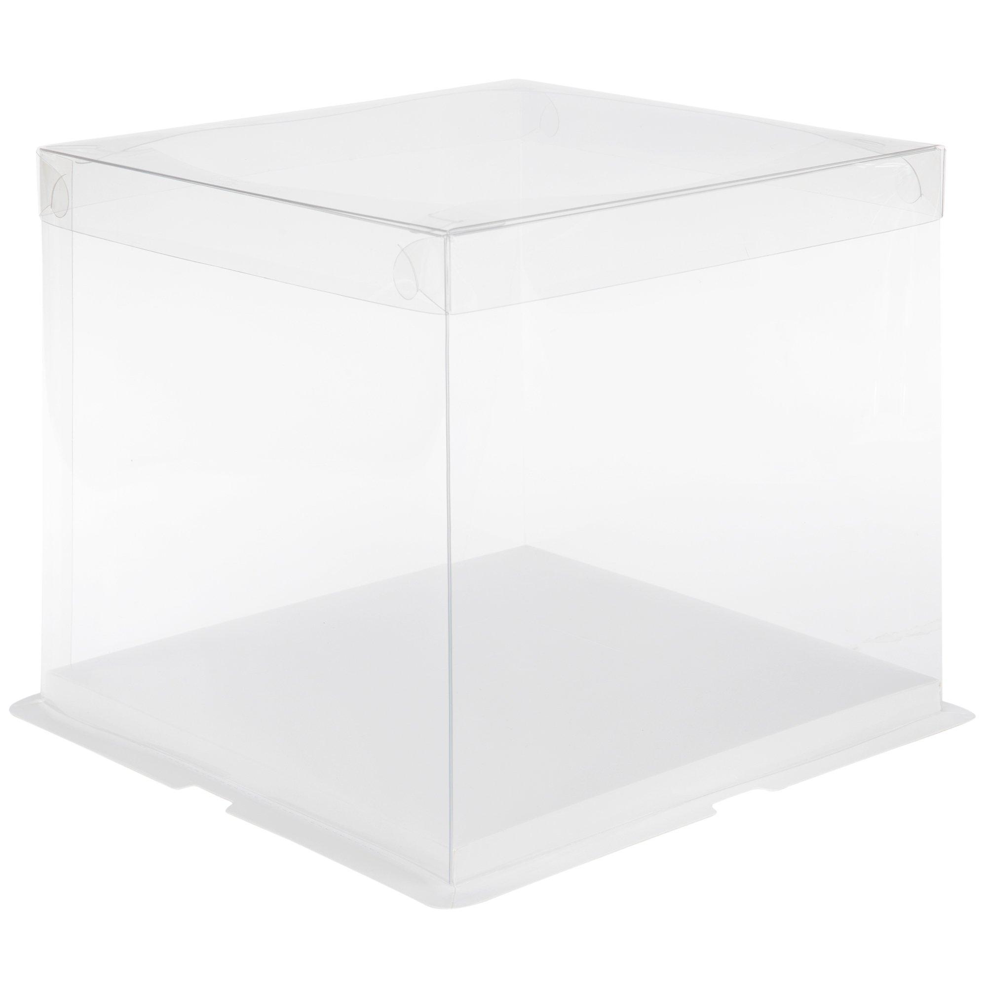 Clear Box With White Base, Hobby Lobby