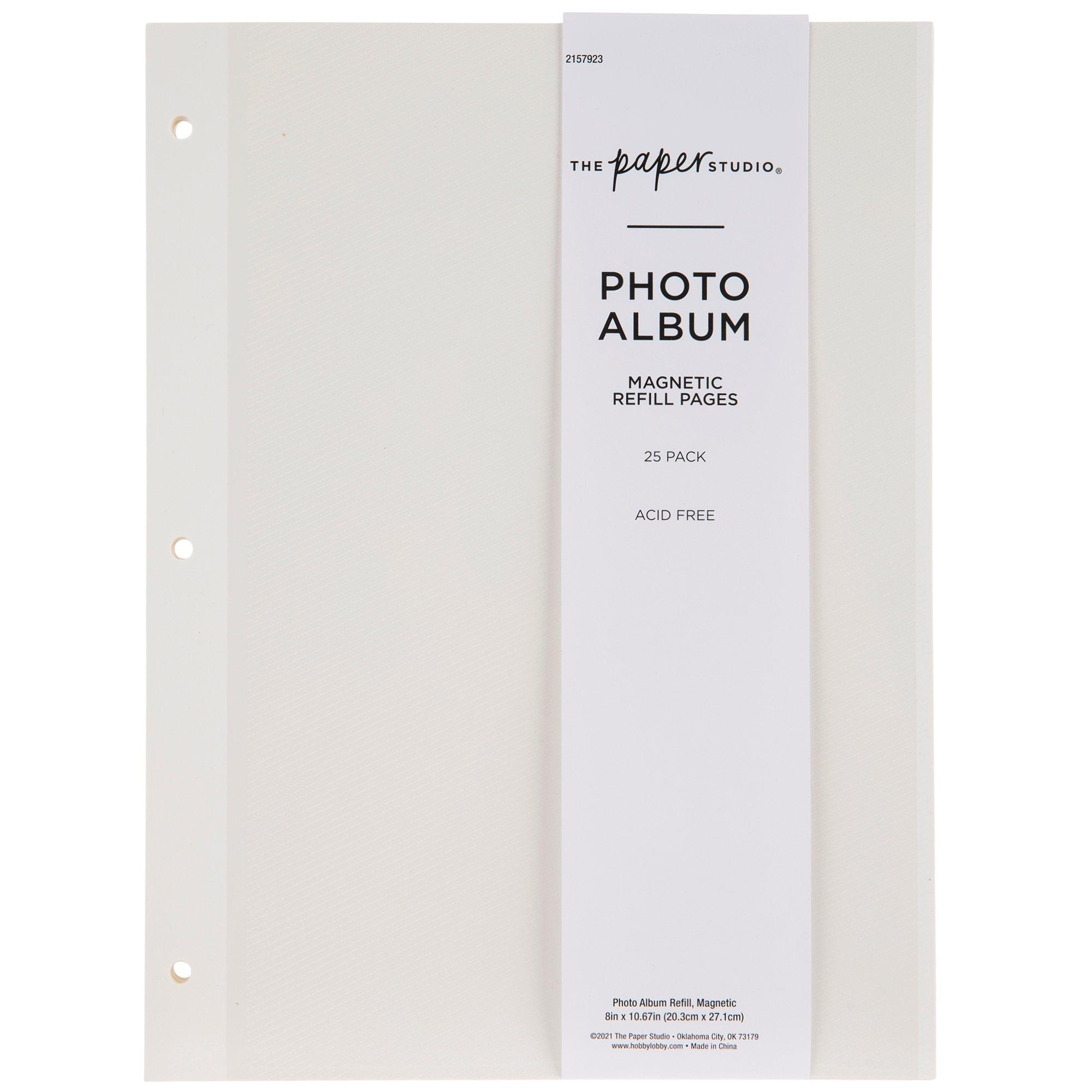 Magnetic Album Refill Pages - 8 x 10 1/2