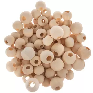 1970's Vintage Mix Wooden Beads /50gm/ Mixed Lot / Natural Wood Beads /wood  Retro Bead. E8-8301226 