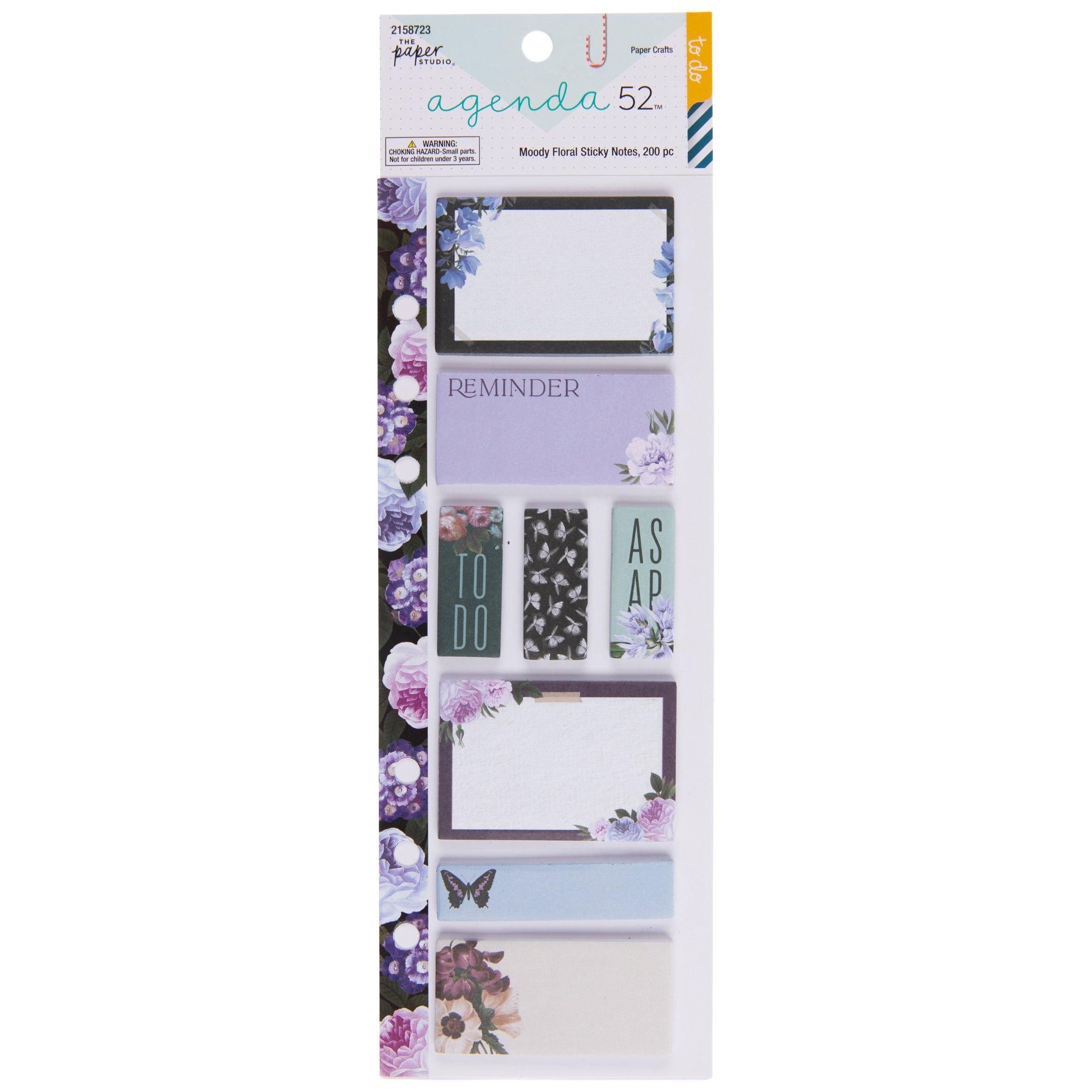 Moody Floral Sticky Notes Hobby Lobby 2158723