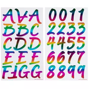 12 Packs: 117 ct. (1,404 total) Pink Iridescent Foil Alphabet Stickers by  Recollections™