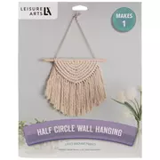 Half Circle Wall Hanging Macrame Kit