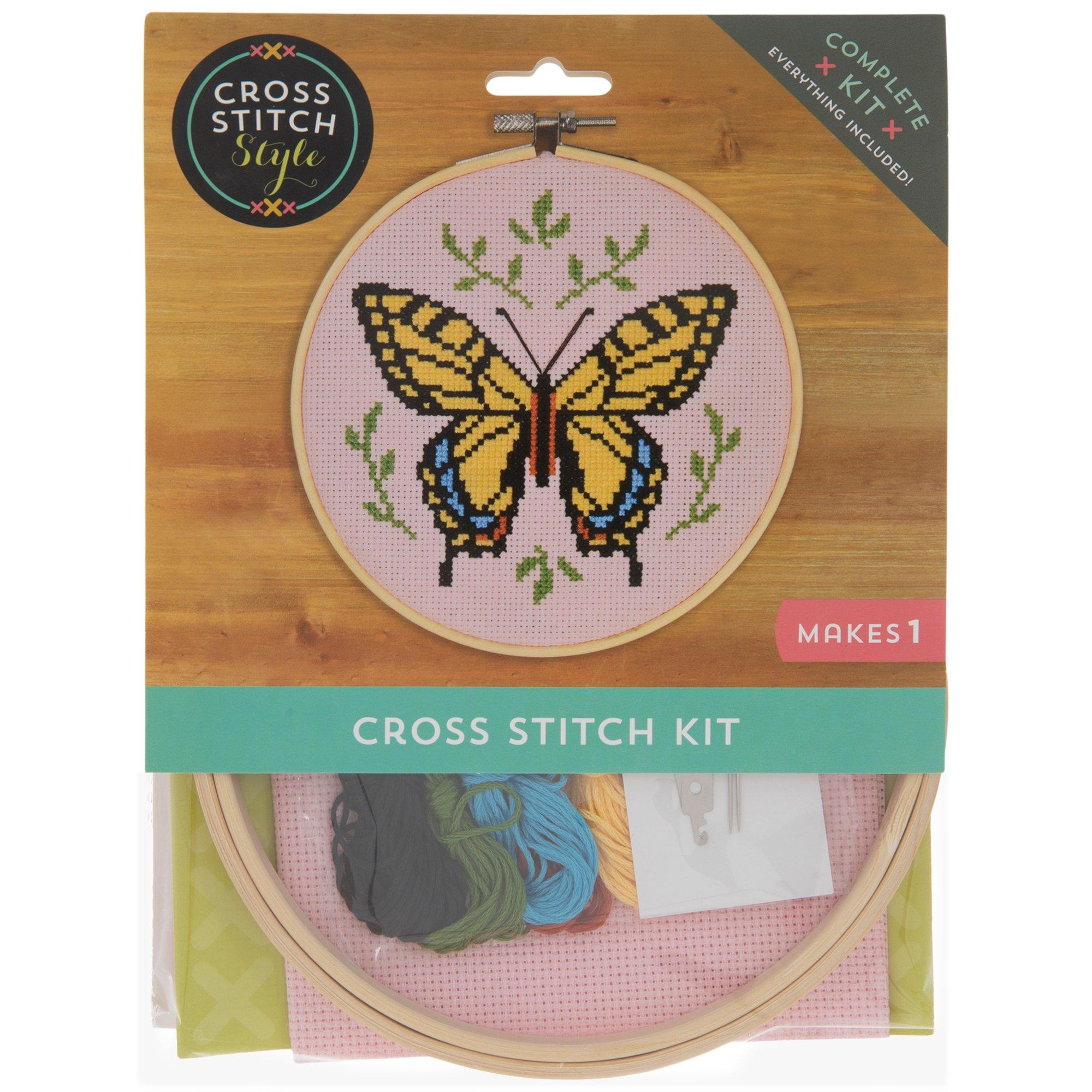 Flowers & Butterflies Embroidery Transfer Patterns, Hobby Lobby