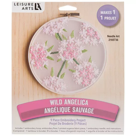 Spring Floral Embroidery Craft Kit, Hobby Lobby