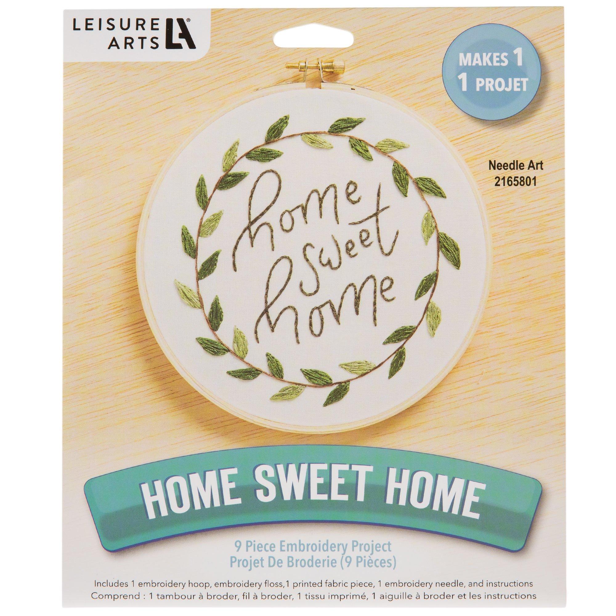 Home Sweet Home Embroidery Kit Hobby Lobby 2165801