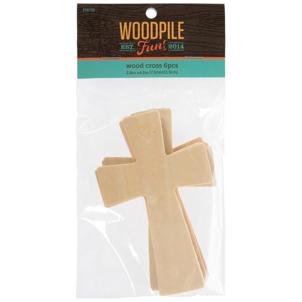 Layered Cross Wood Shapes | Hobby Lobby | 216705