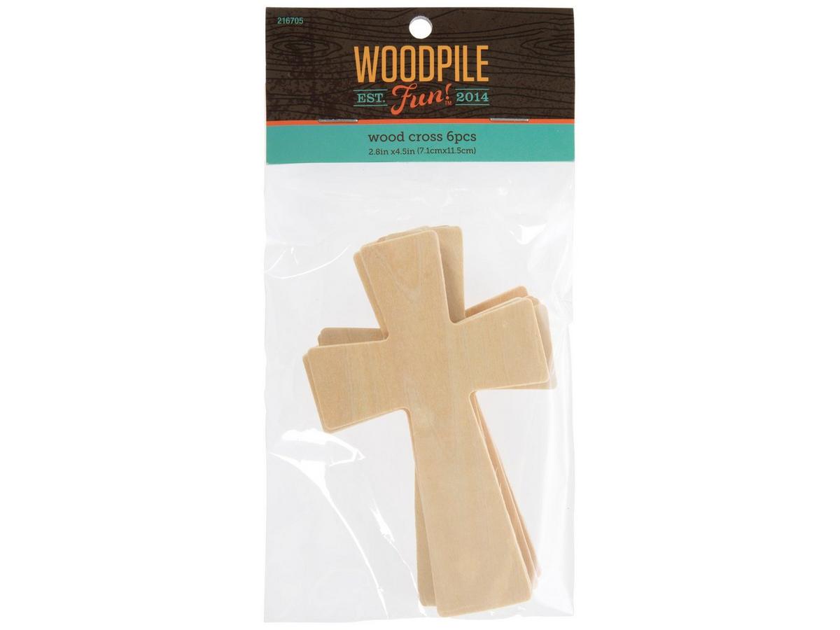 Layered Cross Wood Shapes | Hobby Lobby | 216705
