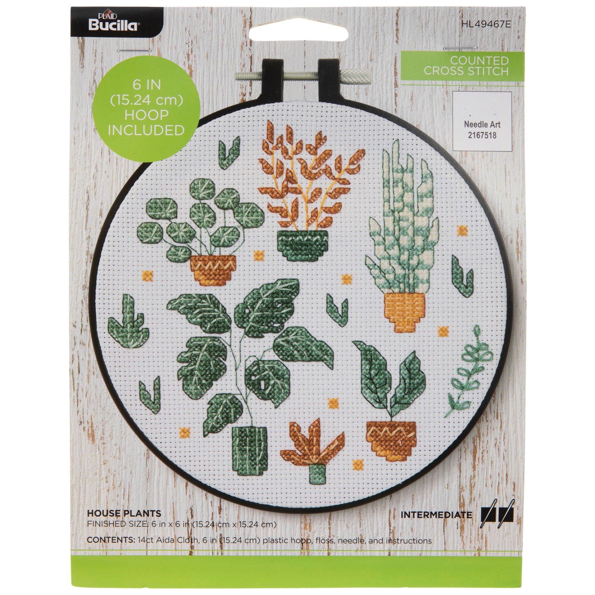 House Plants Counted Cross Stitch Kit Hobby Lobby 2167518