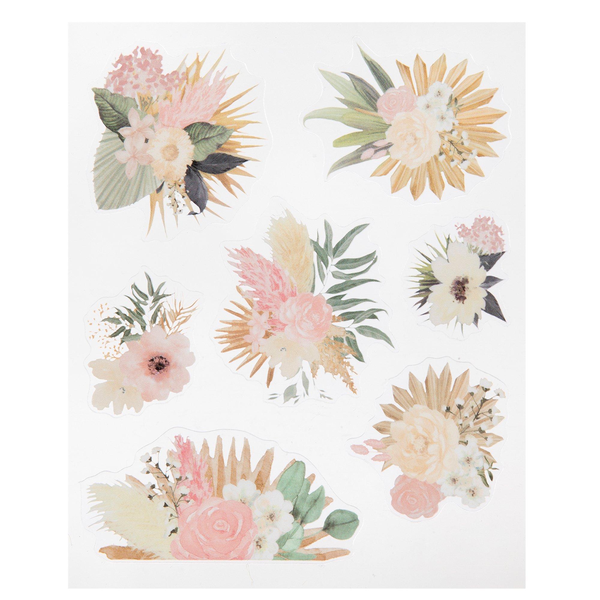 Hand Drawn Floral Arrangement Sticker — Sage & Oak
