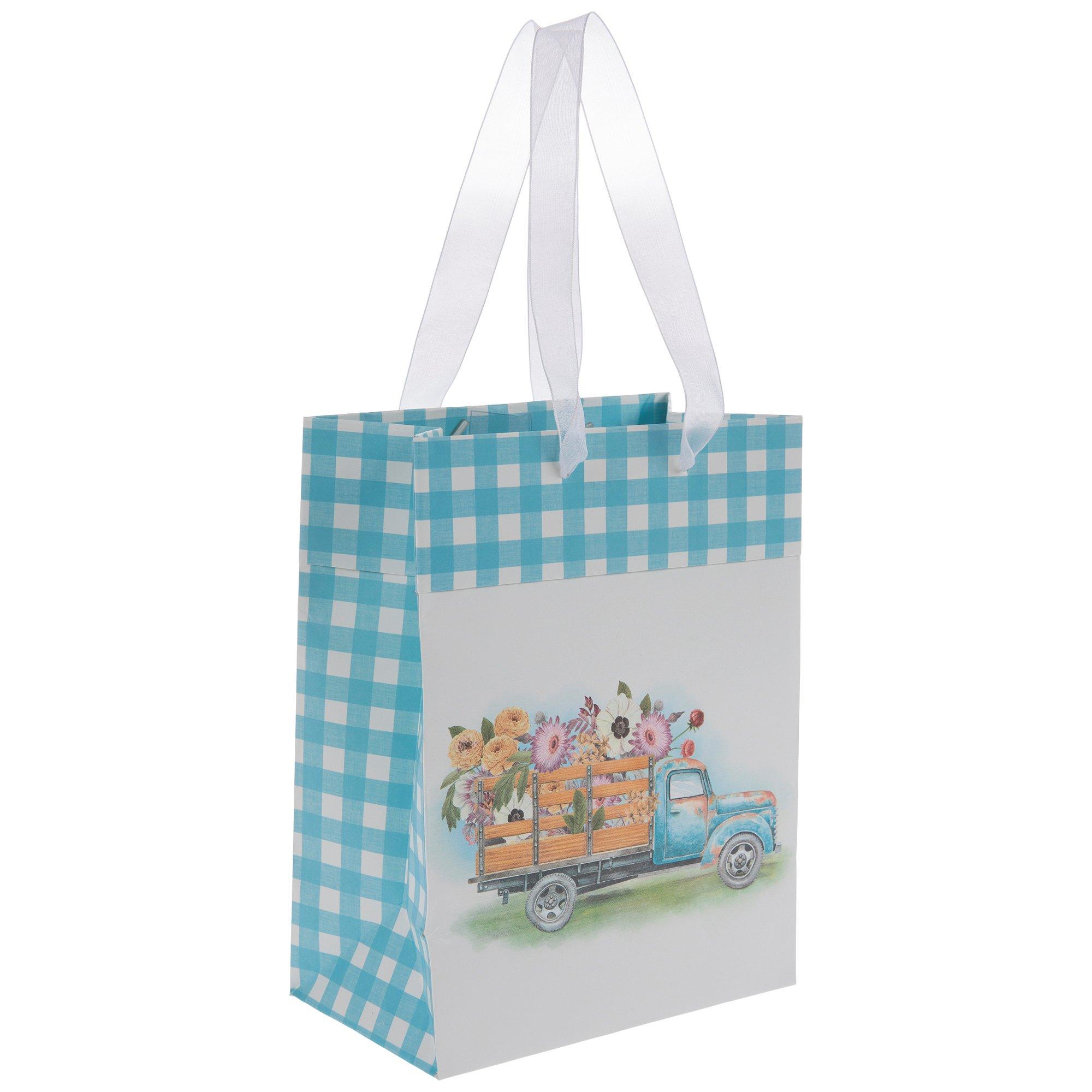 Gingham & Floral Truck Gift Bag Hobby Lobby 2167807