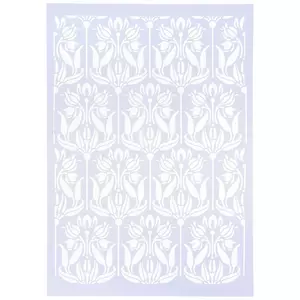 341653 Over n ft. Over Reusable Glass Etching Stencils 5 in. x 8 in.  1-Pkg-Berries