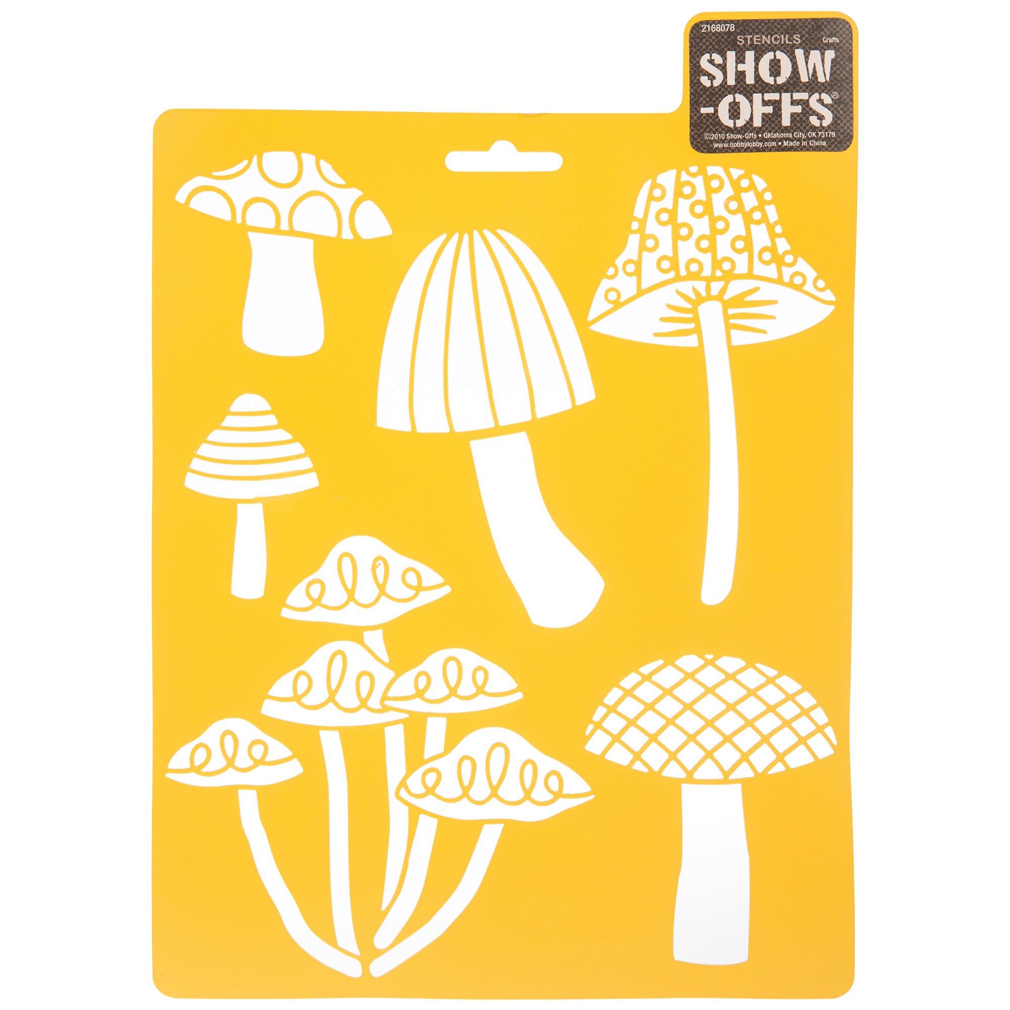 mushroom stencil