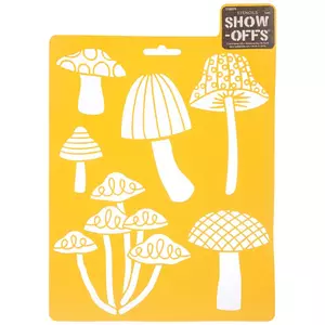 Mushrooms Stencil