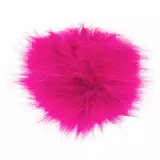 Hot Pink Faux Fur Pom Pom
