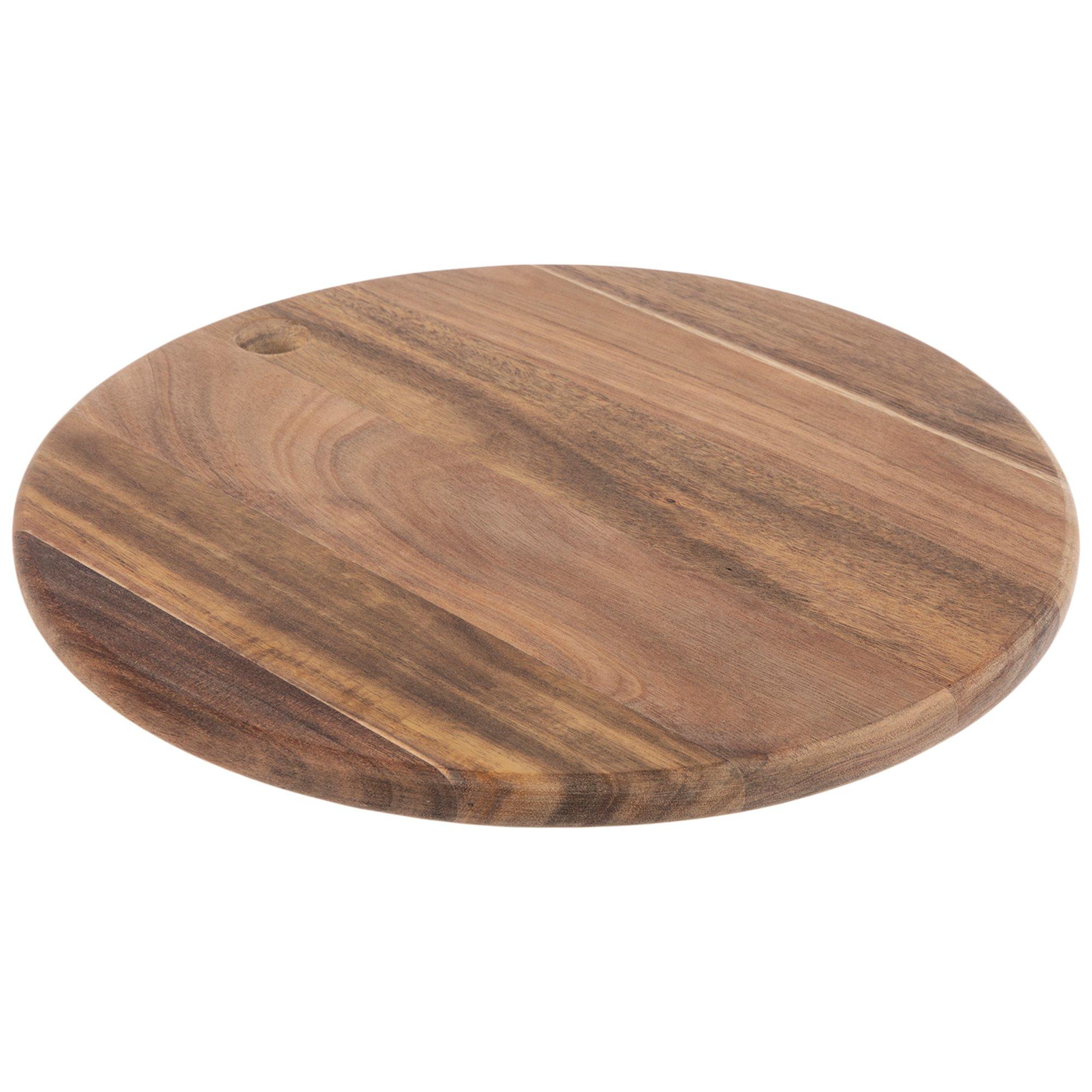 Acacia Wooden Board Round 300x45mm Natural