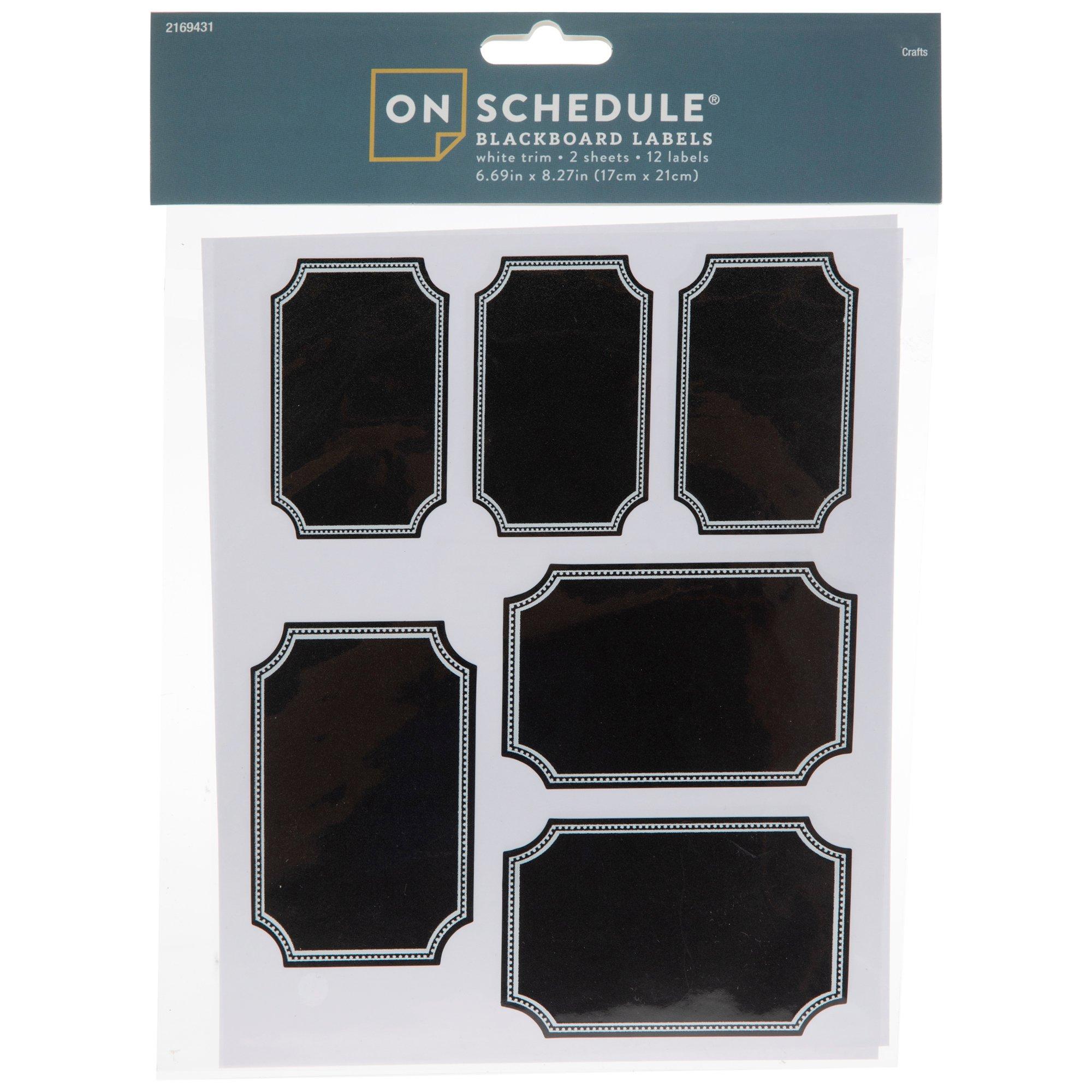 American Crafts Chalkboard Memories Sticker Pack – 12” X 6” Decorative Scrapbooking Labels - View #8