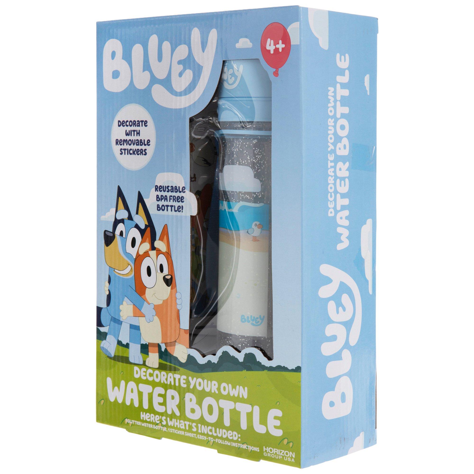 Bluey Decorate Your Own Water Bottle, Repositionable Stickers, Great For  Bluey Birthday Parties, Sum…See more Bluey Decorate Your Own Water Bottle