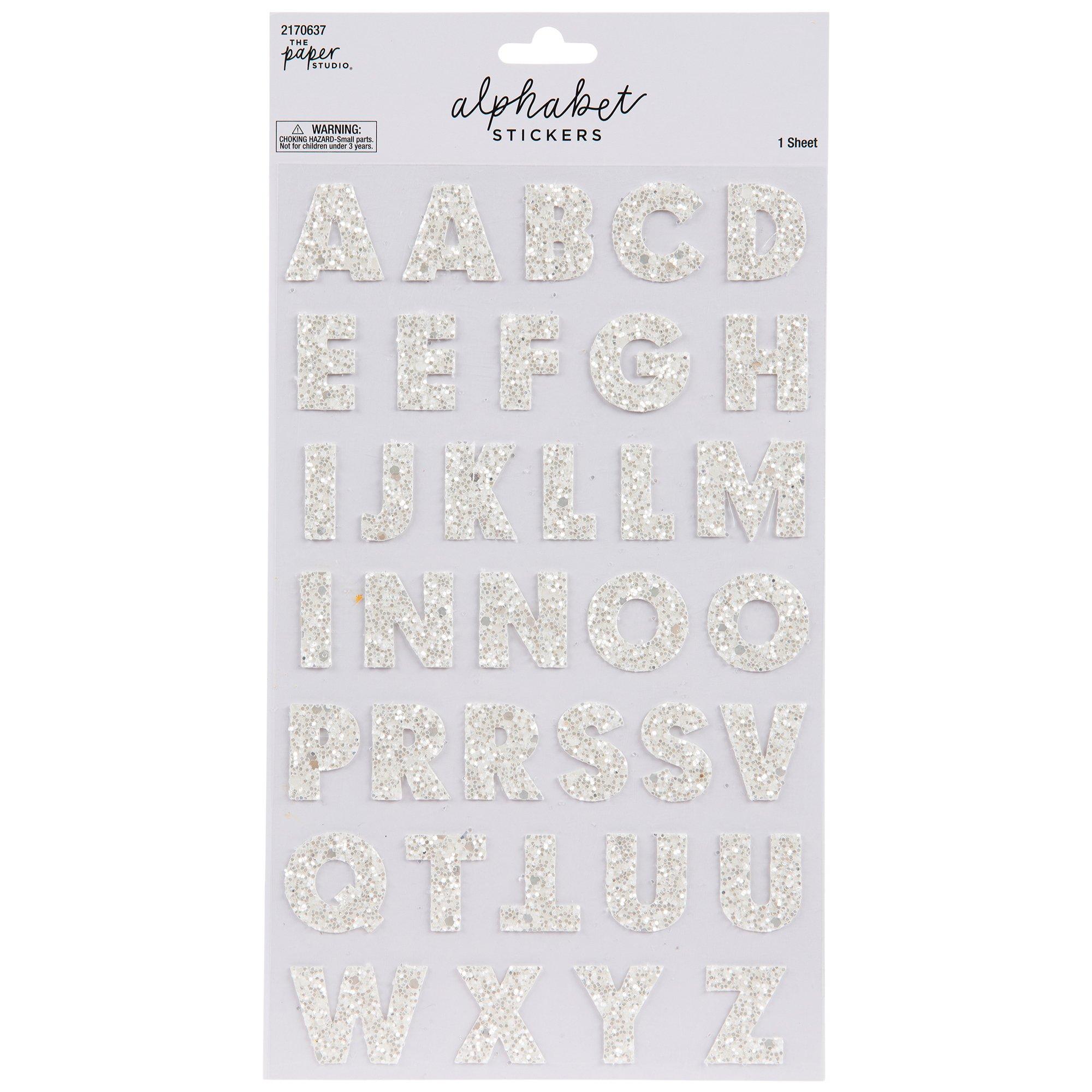 Chunky Glitter Alphabet Stickers | Hobby Lobby | 2170637