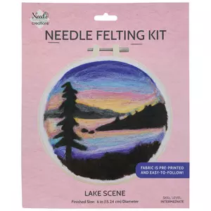 Lake Scene Needle Felting Kit