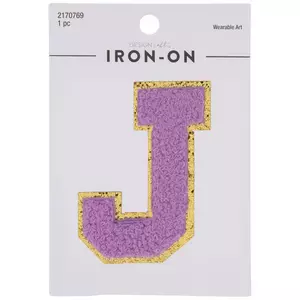 Iron-On Patch, Pink and Blue Alphabet Letter Patches (1 x 1 in, 4 Sets),  PACK - Harris Teeter