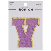 Varsity Letter Iron-On Patch, Hobby Lobby, 2231892