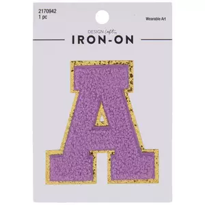Letter Iron-On Patch