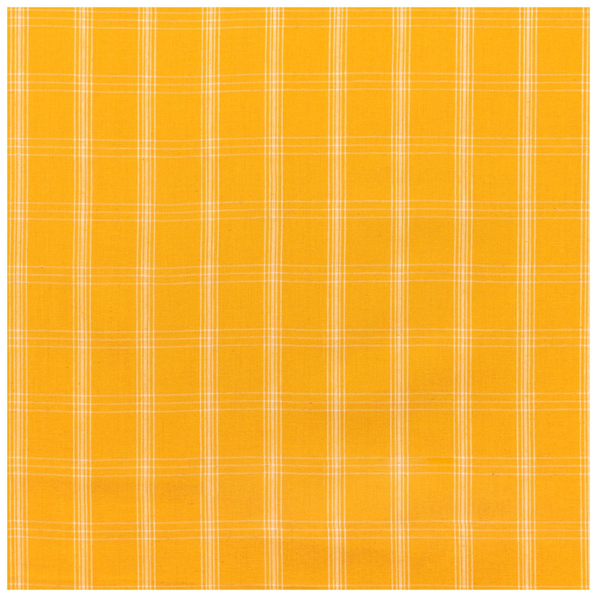 21 Fabric Mesh: Yellow White Plaid [XB990-22] 