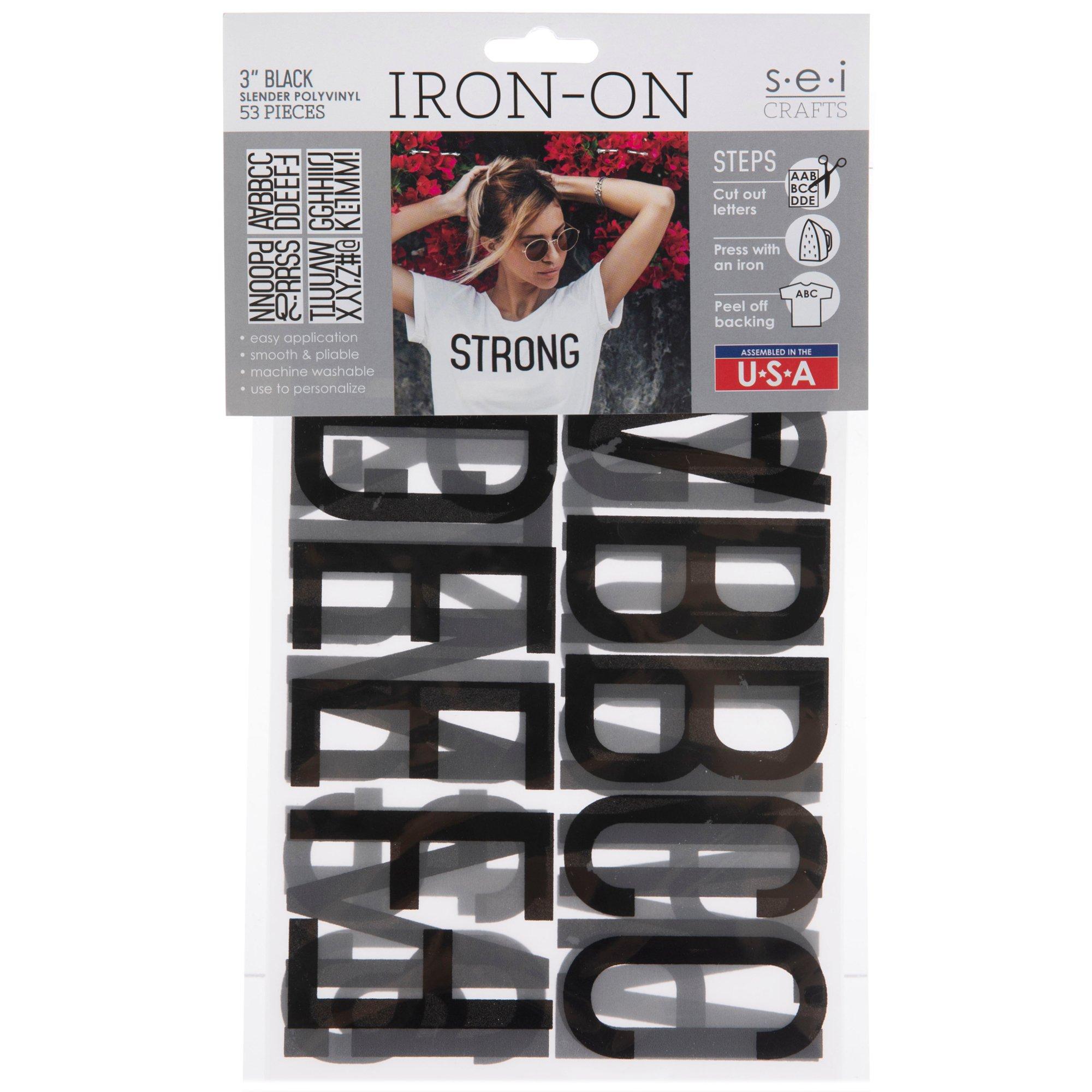Vinyl Letter IronOn Transfer Alphabet Hobby Lobby 2171619
