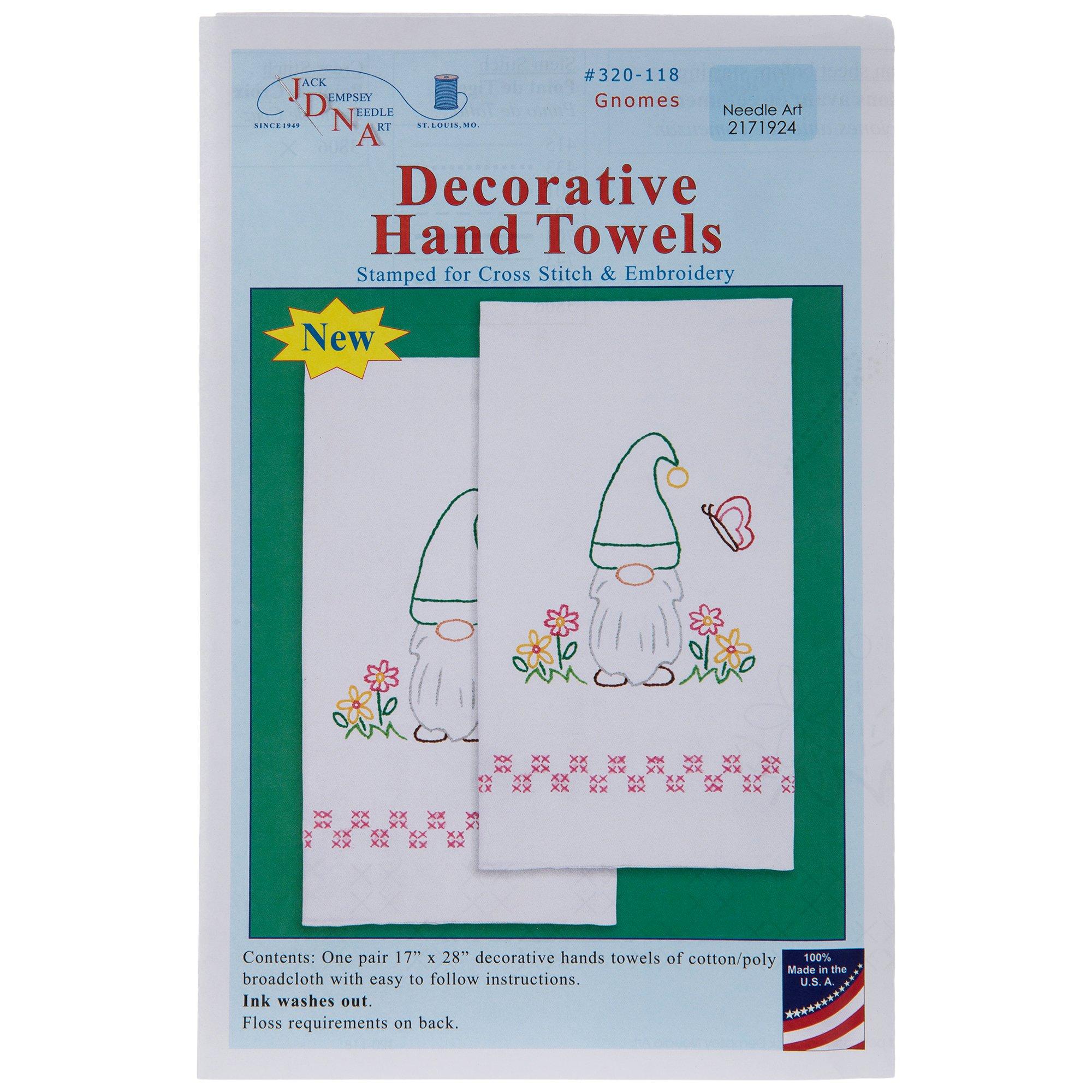 Gnome Decorative Hand Towel Stamped Needle Art Kit Hobby Lobby 2171924