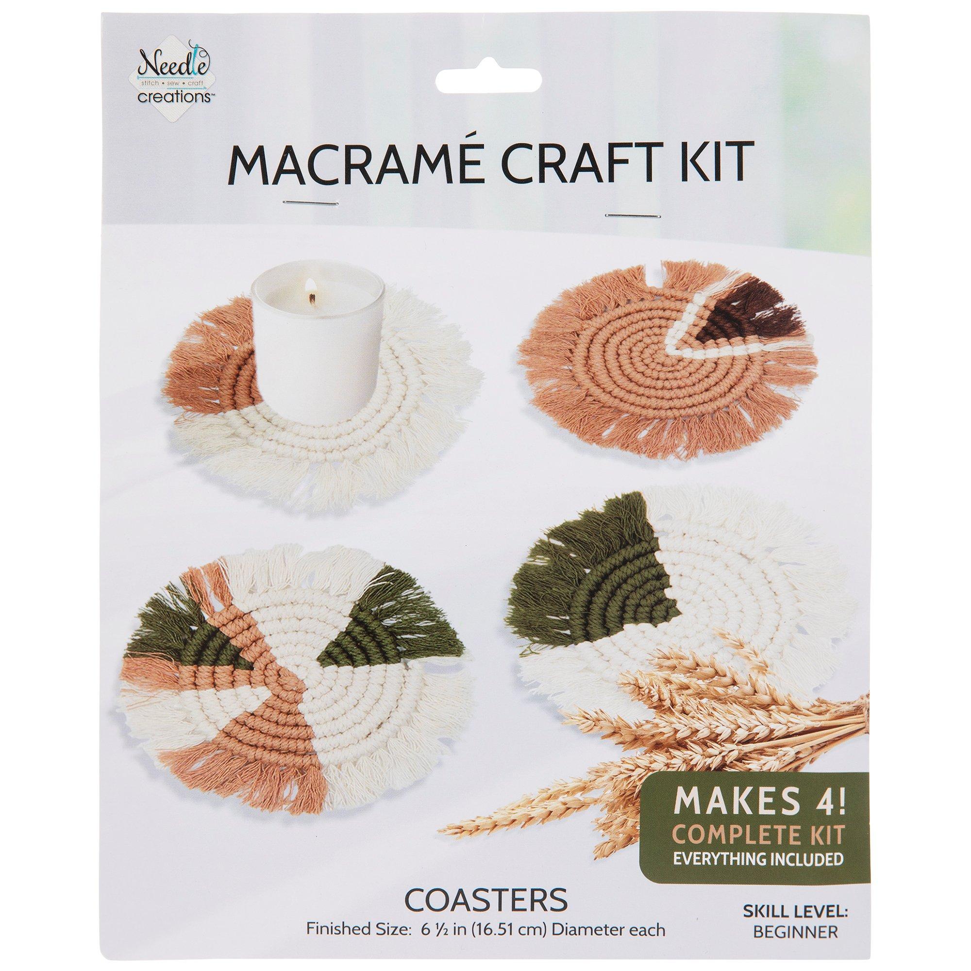 DIY Macrame Kit, Coaster Tutorial