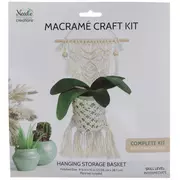 Hanging Storage Basket Macrame Craft Kit