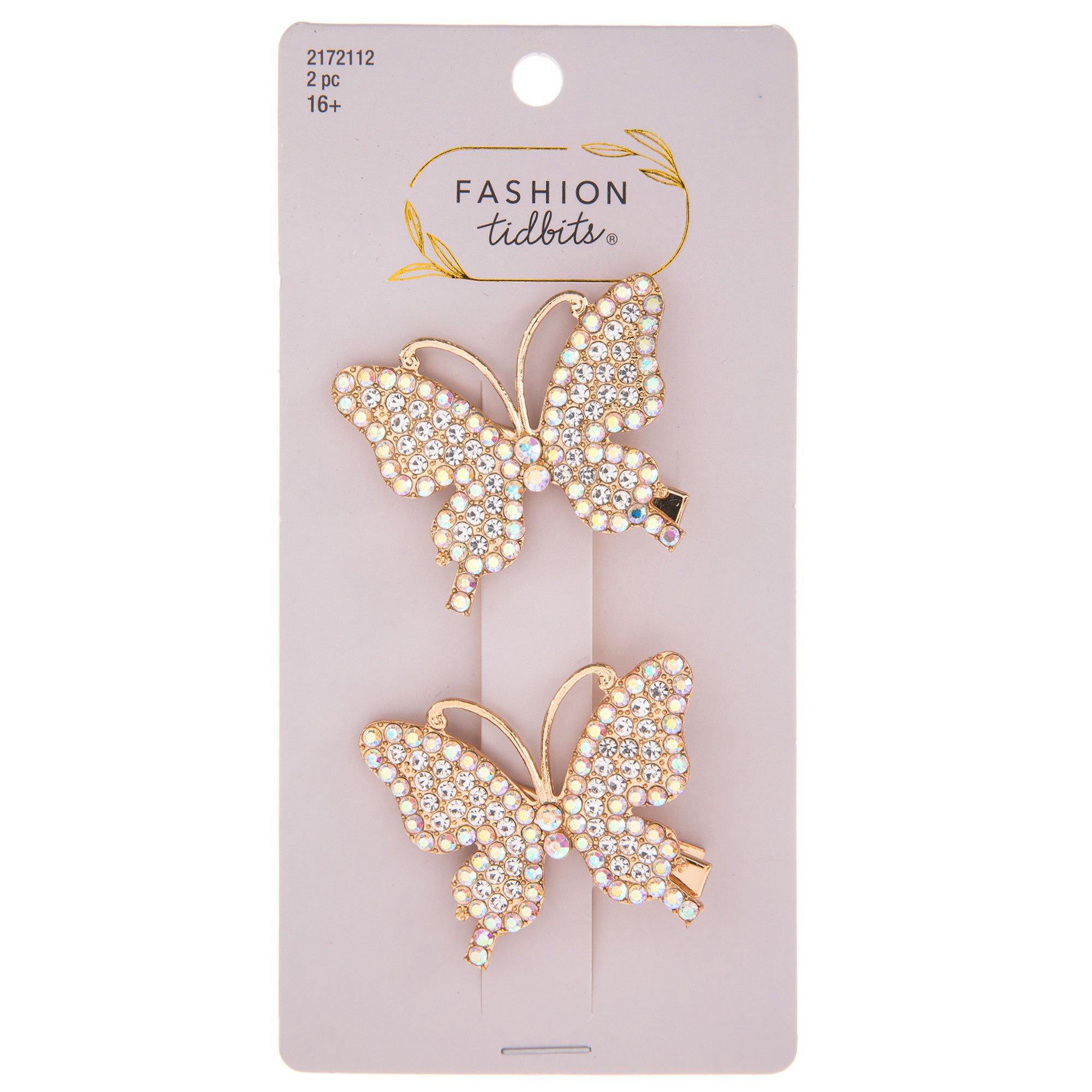 Rhinestone Butterfly Hair Clips Hobby Lobby 2172112