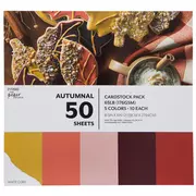 Autumnal Cardstock Paper Pack